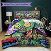 Cartoon Plants vs. Zombies Characters Bedding Without Core 1 Duvet Cover 2 Pillowcase Without Core Soft And Comfortable Bedding Set
