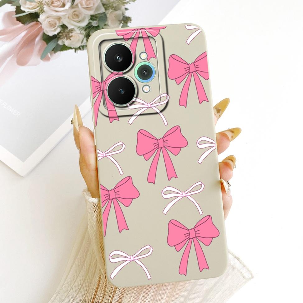 Cover For Realme 15 Pro Casing RMX5101 Silicone Luxury Fashion Flowers Kawaii Cute Painted Shockproof Phone Case