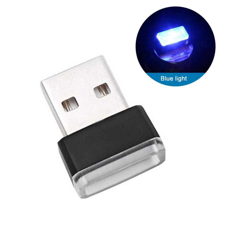 Auto Mini USB LED Umgebungs Licht Dekorative Atmosphäre Lampen Für Innen Umwelt Auto PC Computer Tragbare Licht Plug & Play