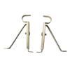 Metal Curtain Drapery Rod Bracket Accessories Wall Mounted Holder Hooks Set - for 15mm