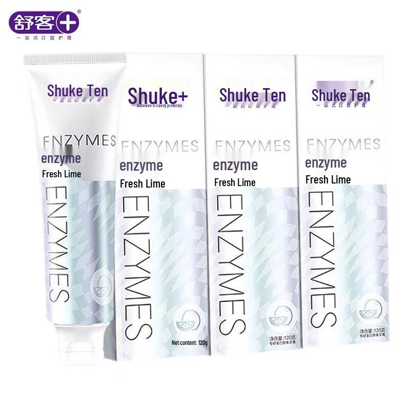 

Saky Professional Enzyme Toothpaste, Lemon Fresh, Whitening, 3x120g