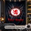 TapestryMiddlesbrough FC Custom Name Text Personalized Wall Hanging Tapestry Home Wall Decor