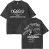 Camiseta Con Gráfico De Rapero Drake Vintage Lavada Para Hombre Y Mujer, Camisetas De Música Pop a La Moda De Hip Hop, C 787