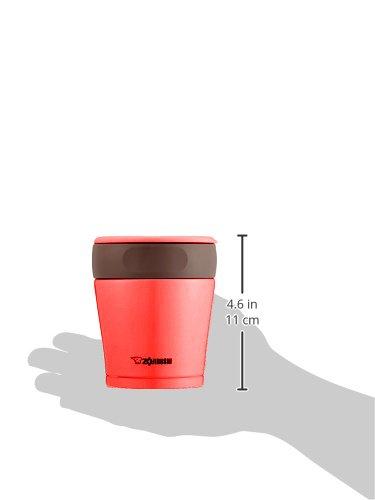 Zojirushi Stainless Steel Vacuum Insulated Food Jar, Perfect for Lunch Boxes, Keeps Food Hot or Cold, Wide Mouth, 260ml, Berry, SW-GD26-PP