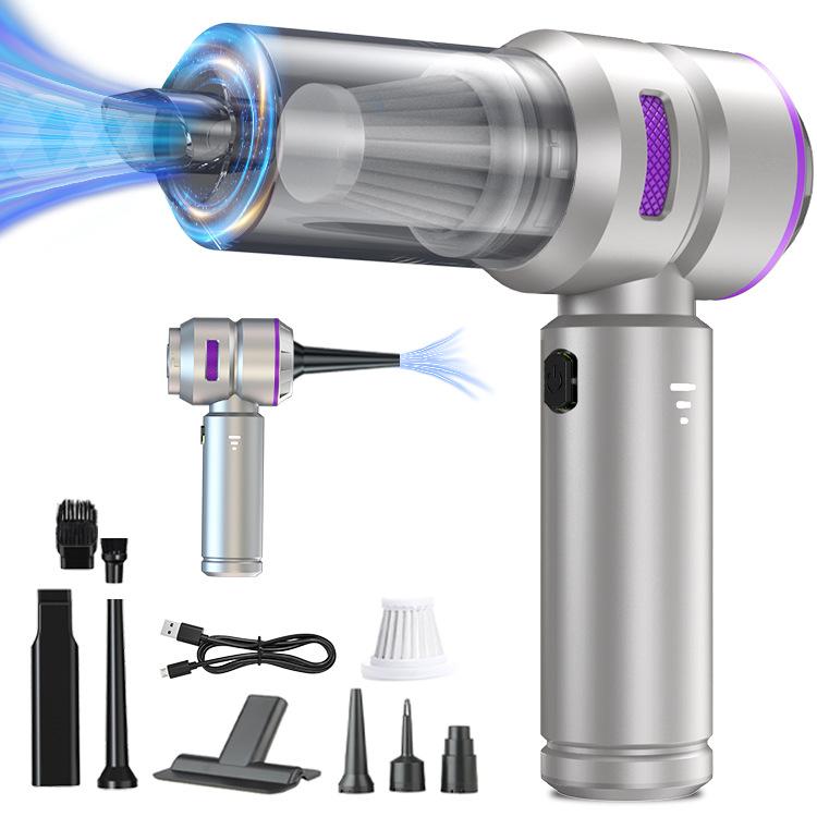 Car Vacuum Cleaner Handheld Brushless High-power Dust Removal and Inflation Integrated Large Suction Dual-purpose Mini Car Dust Blower