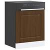 Dishwasher Panel Kalmar Brown Oak Effect 60 X 1.5 X 57 Cm