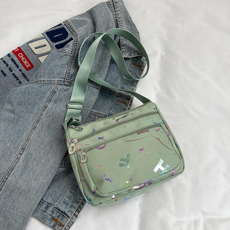 Fashionable Casual Crossbody Shoulder Bag With Soft Canvas Material For Women