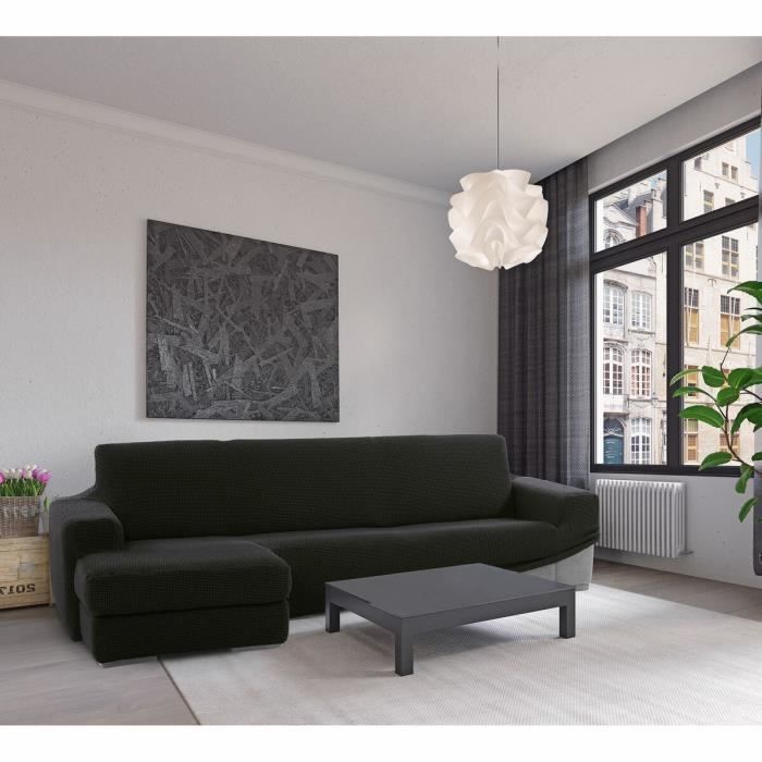 Sofaskins Sofa Cover - Black Sofa Cover | Long Right Arm Sofa Covers 210 - 340 Cm