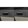 Real Carbon Fiber Car Accessories Vanity Mirror Panel Decorative Cover Soft Sticker For BMW 5 Series I5 G60/G68 BEV 2024 2025