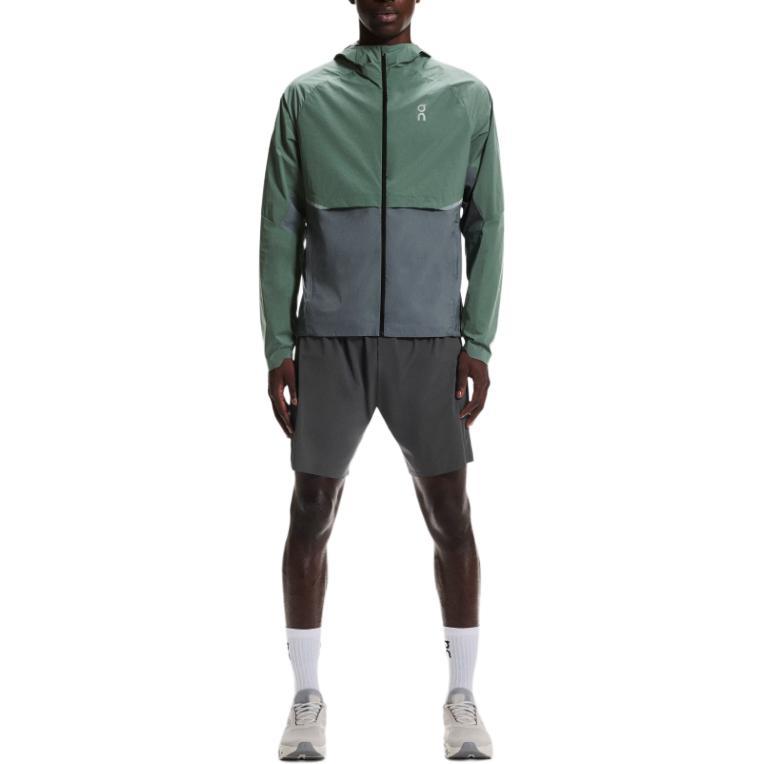 On Core Jacket Waterproof Color Block Hooded Zip Lg Sleeve Running Jacket Men Jackets 1ME10334582