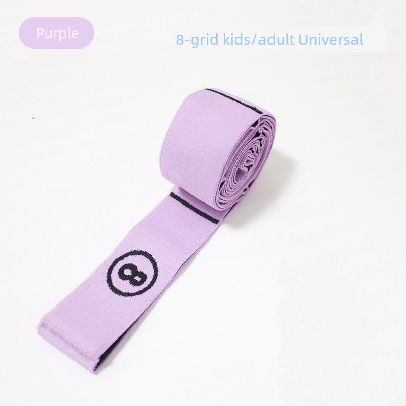 

Children Dance Stretch Belt Special for Training Power Tension Band Stretch Belt Digital Segmented Resistance Yoga Stretch Belt 8 (purple) cotton widened thickened