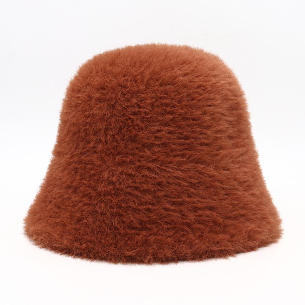 Plush Cap, Ear Protector, Thickened Bucket Hat, Warm Head Hat, Winter Hat Woman