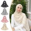 Breathable Floral Printed Scarf Soft Muslim Scarf Fashion Hijab Shawl  Muslim Women