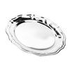 Vassoio da portata in acciaio inossidabile 304 Piatto rotondo Piatto decorativo per dessert Antipasti per Feste Cucina Bagno L