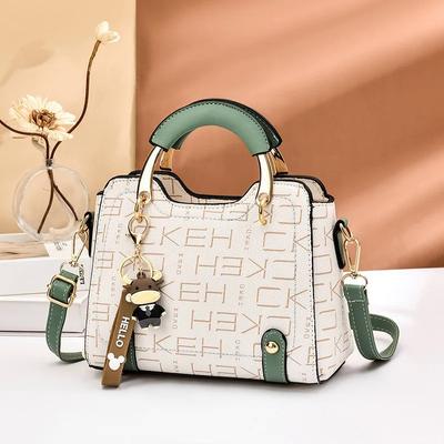 New Fashion Brand Printing Shoulder Bags Designer Small Square Bag Handbag Simple Texture Messenger Bag Designer Women's Bag