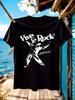 Little Richard Vive Le Rock Vintage Rock 'n' Roll T-shirt - Black Tee with Piano for Man Graphic - Retro Music Lover Shirt for Concerts