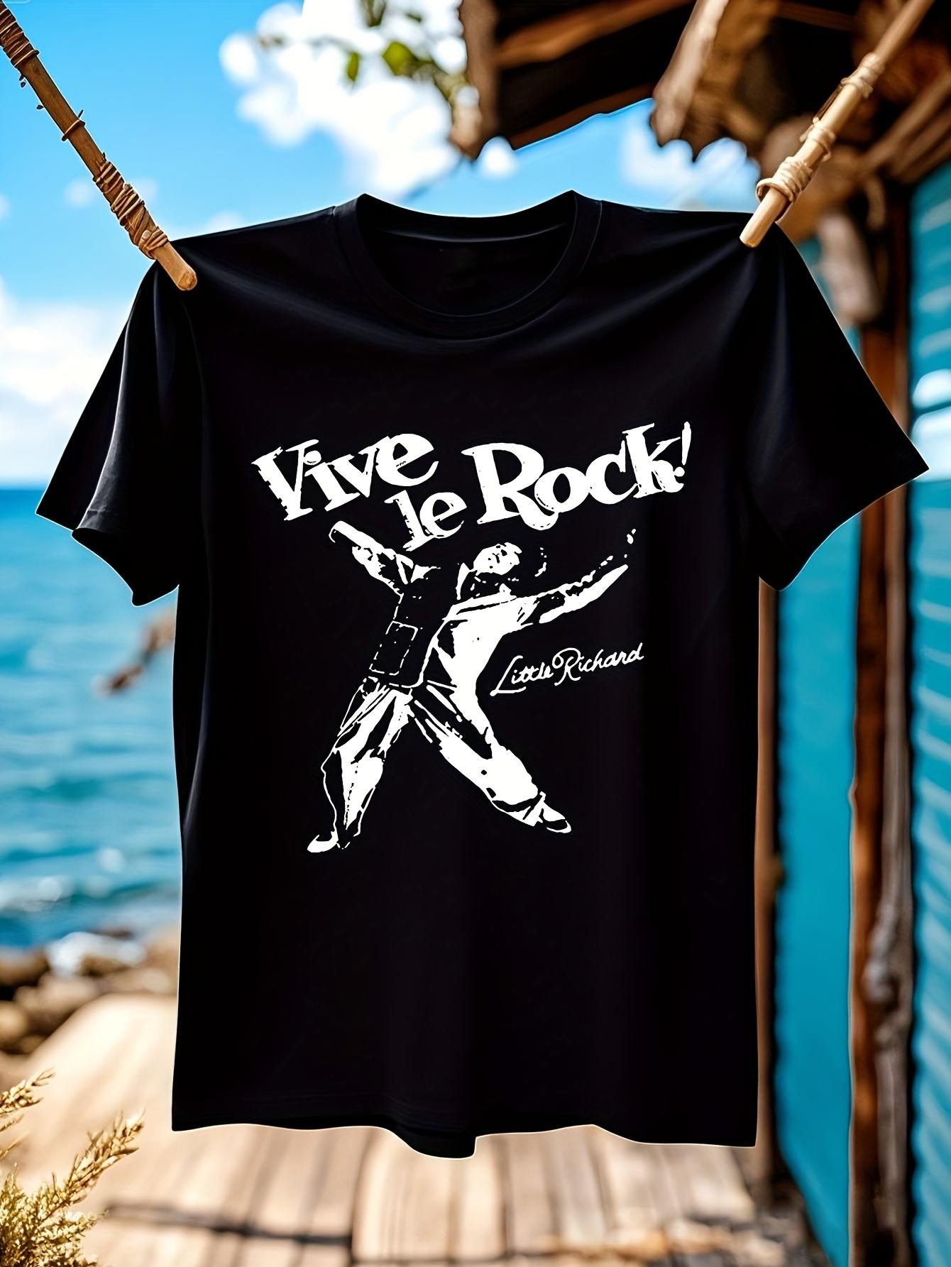Little Richard Vive Le Rock Vintage Rock n Roll Tshirt ... L