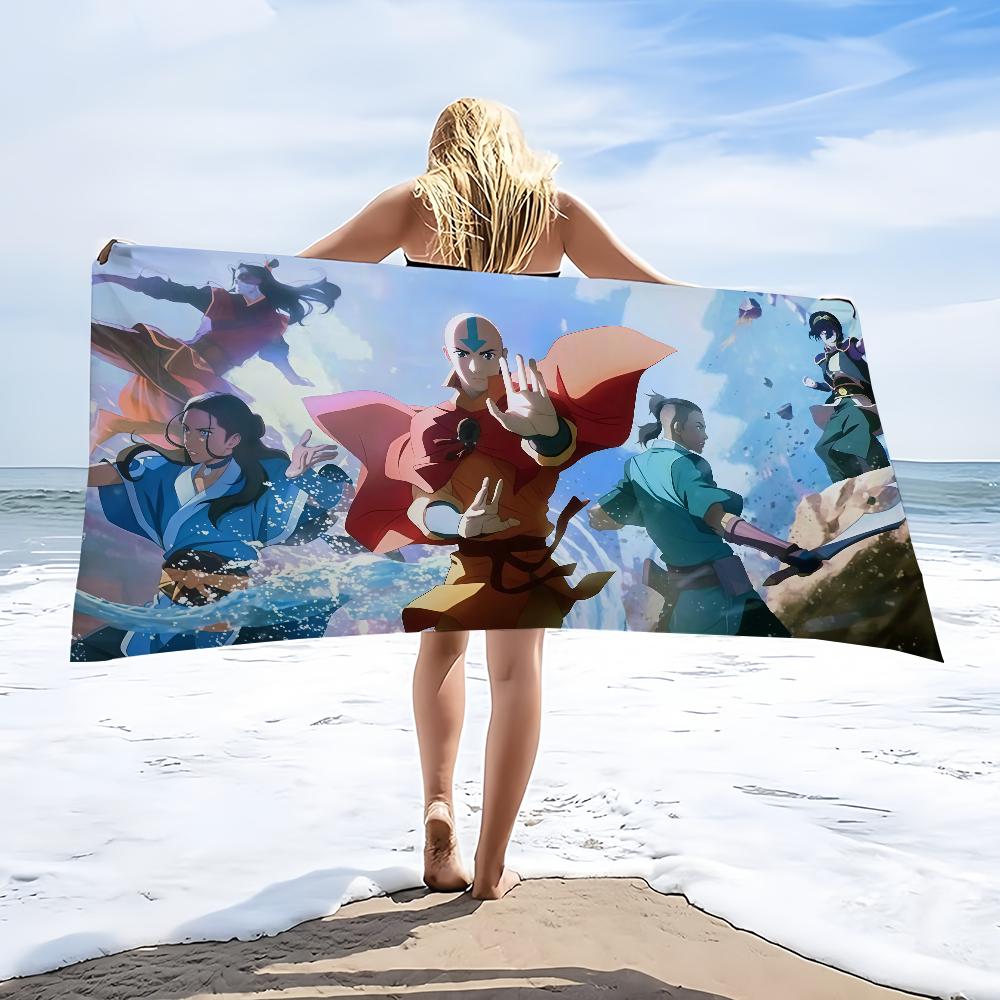 Towel Beach A-avatarS-ES Bath Quick-Drying Lightweight Portable Sauna Camping Swim Last Airbender Pool Aang Travel