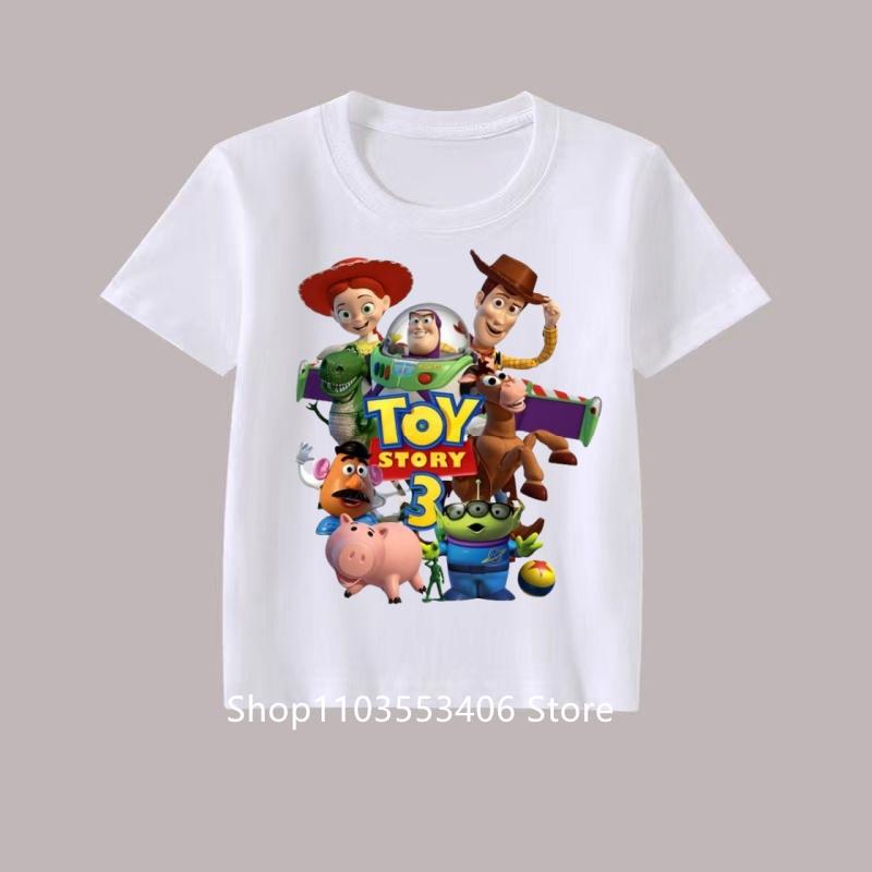 Toy Story Woody Buzz Lightyear Men Women T Shirt Funny Tees Short Sleeve Crew Neck T-Shirts 100% Cotton Gift Idea Clothes