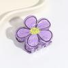 1pc Manga flower hair clip, girlish style, disheveled temperament, grabbing clip, internet celebrity, large shark clip