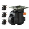 4Pcs Plate Mounted Leveling Caster Swivels Workbench Castors Adjustable Heavy Duty Workbench Castor Easy To Install