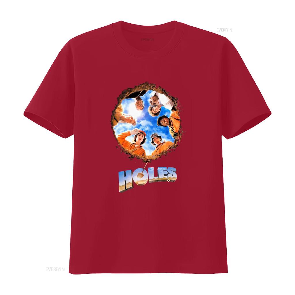 Holes Movie Inspired T Shirt Youthful Adventure Design for Shirtns Comfortable Cotton Blend Vintage Washed Unisex Slightly