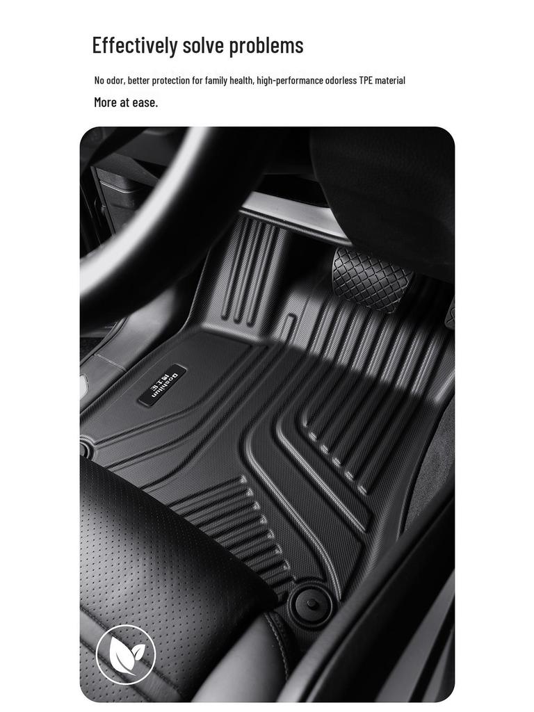 Volkswagen TPE Car Floor Mats for Tiguan L, Sagitar, Bora, Lavida, New Sagitar, T-Cross, Polo, Talagon, Lamando, Teramont