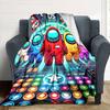1pc Blanket - Among Us  Print Design,Lightweight Blanket for Sofa,Bed- Soft &Warm,Gift for All Seasons