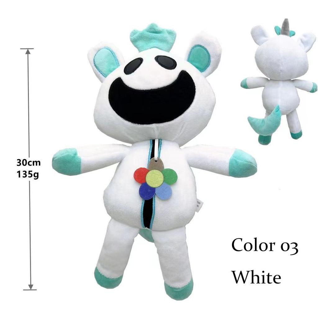 8 Smiling Critters Plush Toys Jumping House Cat Pup Bear Holding Plush Cat Pup Plush Doll Decoration Kawaii Soft Fill Toy Childr