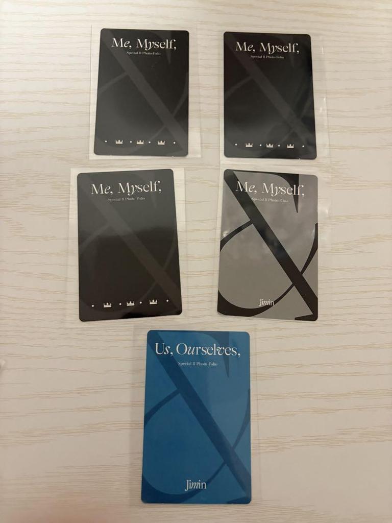 [USED] BTS Photobook Random Trading Cards