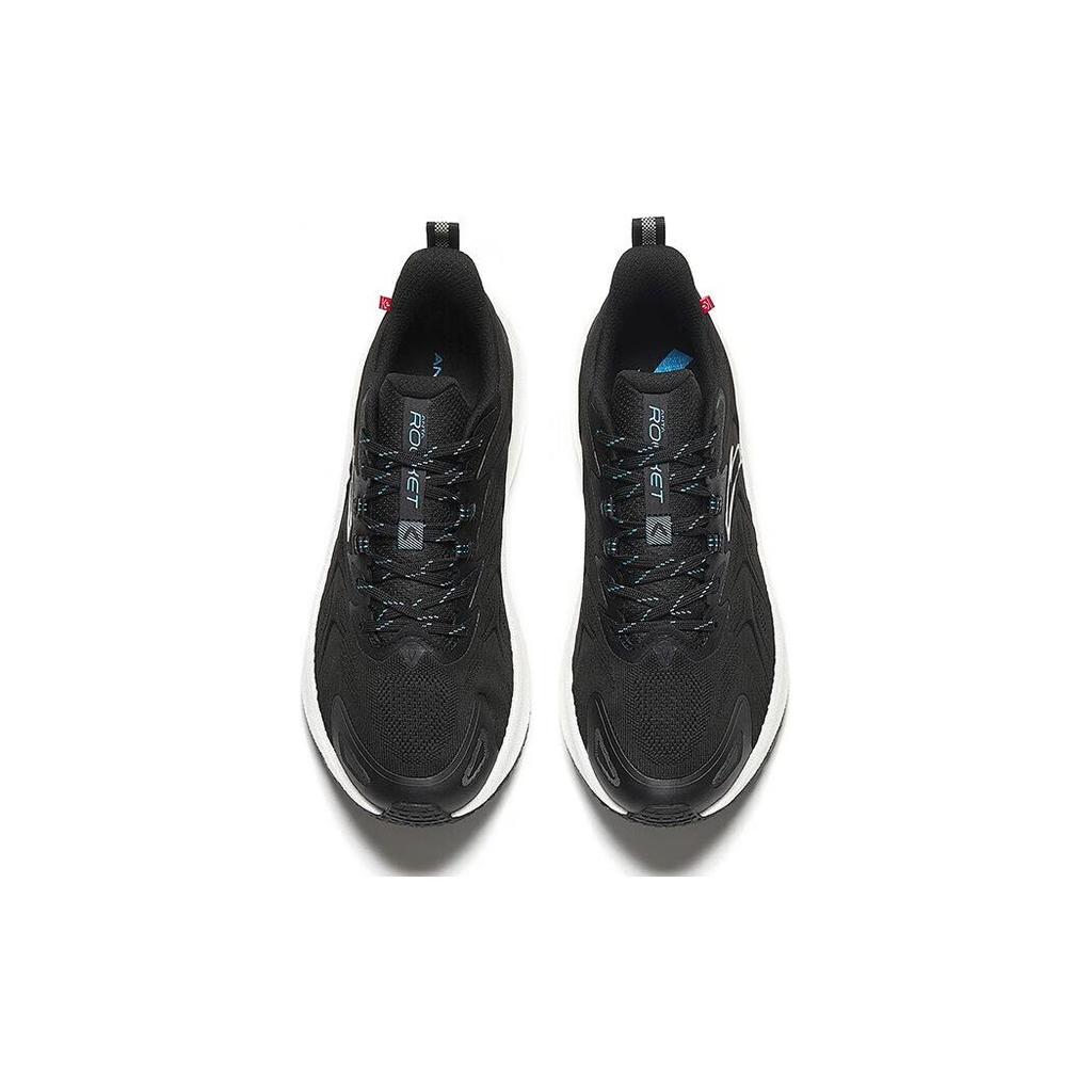 New Anta Rocket 5.0 Cushioning Wear Resistant Low Top Trail Running Shoes Men's Black Gray Color 112345523-7