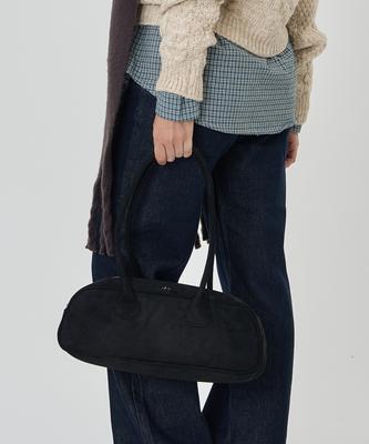The-Abon Bread Shoulder Bag Black