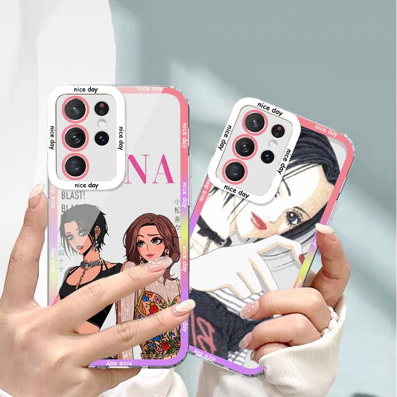 Samsung S24PRO Bixin Beauty Plus Anime 21 Transparent Full Cover Anti-fall Case for S22 - Suitable for Samsung Galaxy.