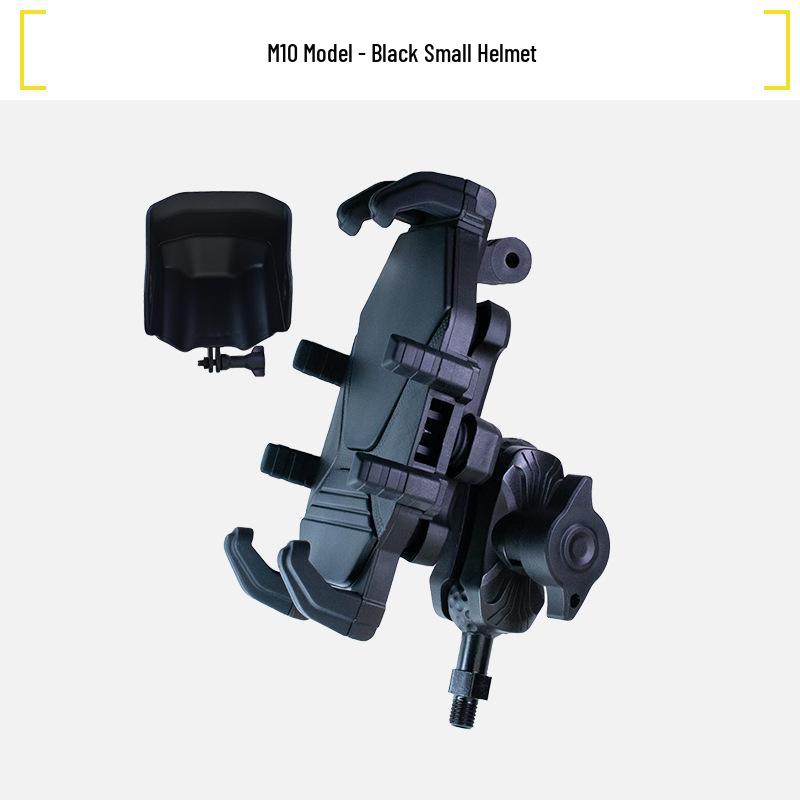 Shockproof Motorcycle Phone Holder with Anti-theft and Charging Features