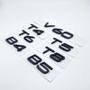 Car Trunk Sticker 3D ABS Glossy Black B4 B5 B6 T3 T4 T5 T6 T8 AWD D3 D4 D5 D6 D7 For XC90 XC70  XC60  XC40 V90 V60 V50 V40