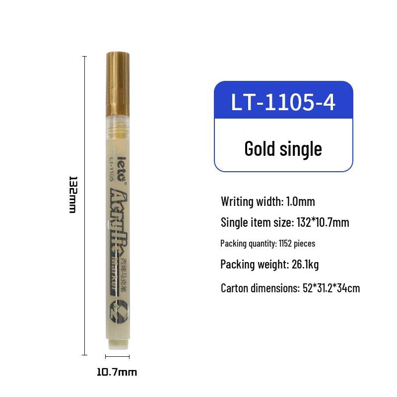 

Letu Waterproof Acrylic Watercolor & Graffiti Markers for Kids