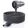 4th Gen Waterproof Mini Car Charger with Digital Display for Cigarette Lighter