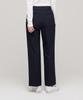 MUSINSA STANDARD WOMAN Women'S Straight Hidden Banding Slacks [Navy]