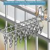 Stainless Steel Socks Drying Rack 10/16 Clips Window Net Clothespin Durable Socks Clips  Closet