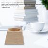Candle Holder Trapezoid Wood Retro Table Decoration Ornament for Christmas Day Wedding