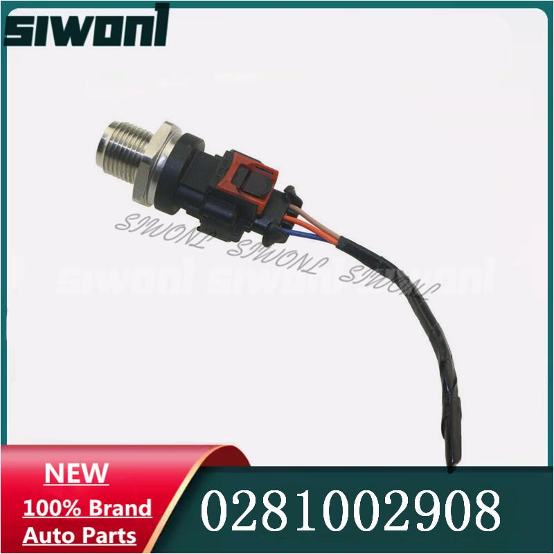 With Connector Common Fuel Rail Pressure Sensor For KIA Sorento I Hyundai 2.5 CRDi Mitsubishi 0281002908 0281002568 314004A010