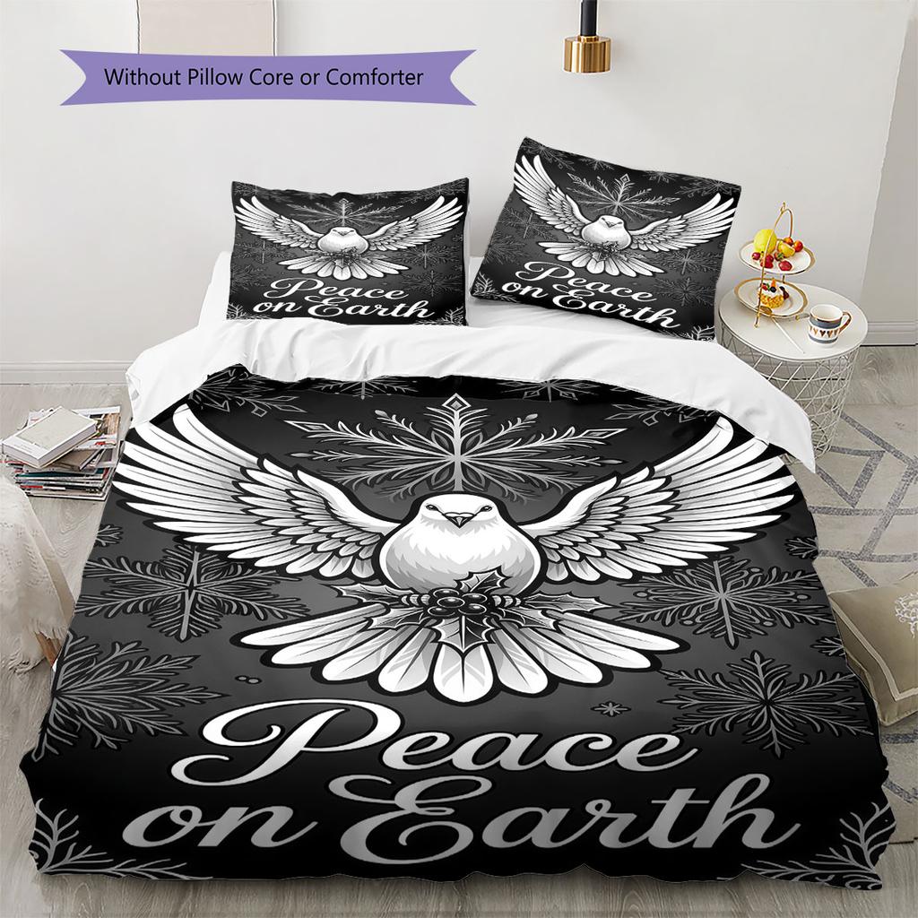 Pure Comfort Bedding Quilt Set Quilt Cover Pillowcase Home Decoration Birthday Gift (1 * duvet cover + 2 * pillowcase, without core)