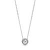 PANDORA Classic Elegance Necklace Sterling Silver Clear Cubic Zirconia 17.8 Inches