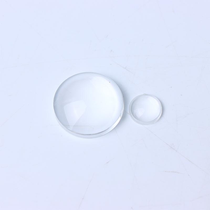 8-44 Mm Round Transparent Acrylic Plano-Convex Lens Flashlight Led Lens Focusing Torch Accessories Magnifying Glass Convex Lens