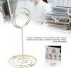10pcs Table Number Holder Round Base Electroplating Process Elegant Cute Shape Home Ornaments for Weddings