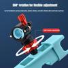 1Pcs Adjustable Rod Rack Bracket 360° Rotatable Motorcycle Fishing Rod Holder For Electric Bike Scooter Atv Fishing Gear