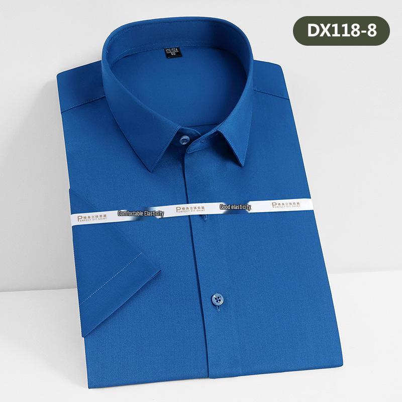 Unisex Bamboo Fiber Short Sleeve Shirt - Cool, Breathable & Iron-Free, Logo Embroidery Available