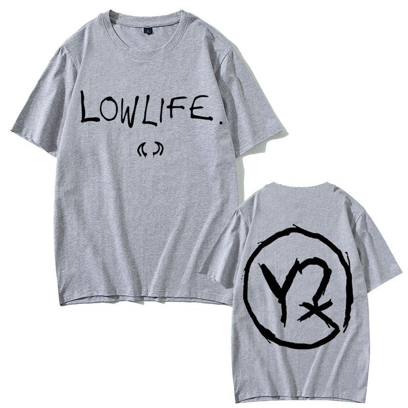 Yungblud Lowlife Album Logo 2025 T-Shirt Herren Damen Mode Rock Retro Kurzarm T-Shirt Herren Freizeit Baumwolle Übergroße T-Shirts