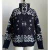 Lässiger Cardigan Damen Locker Stehkragen Reißverschlusstaschen All-Match Pullover Frühling Dicke Warme Strickware