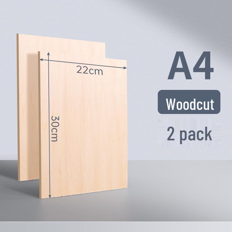 Special Edition A4/A5 Foam Board Printmaking Set: Carving Boards, Student Paints, Drawing Inks, Handmade Mat Board Tools